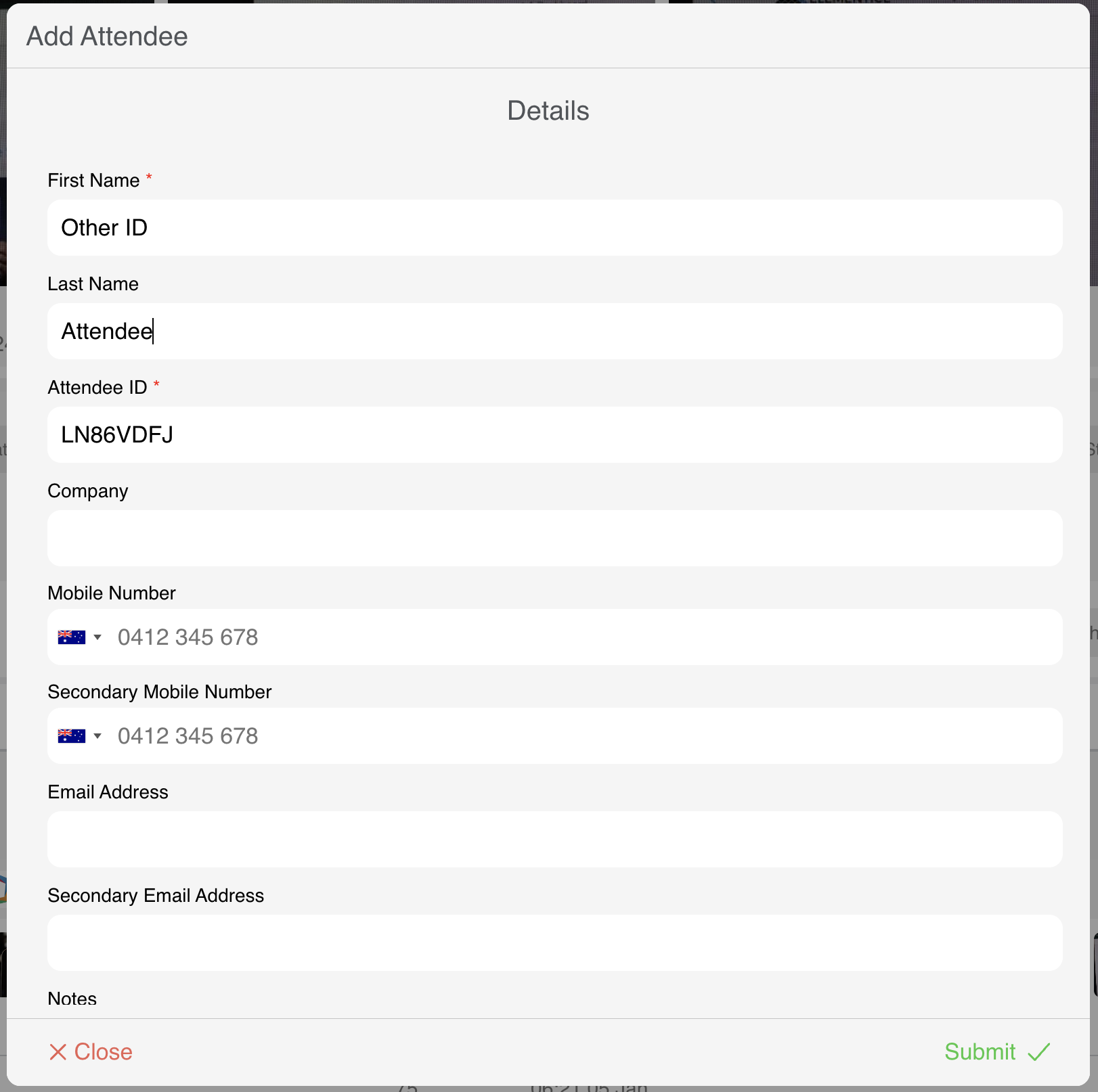 Console - Galleries - Convert Other ID to Attendee modal.png